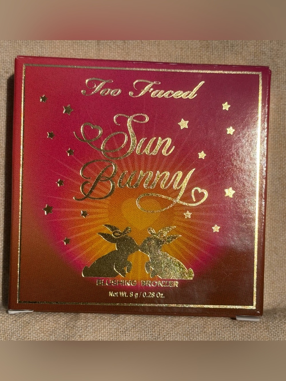 NIB~ Too Faced Sun Bunny Blushing Bronzer - Sunset/Bunny